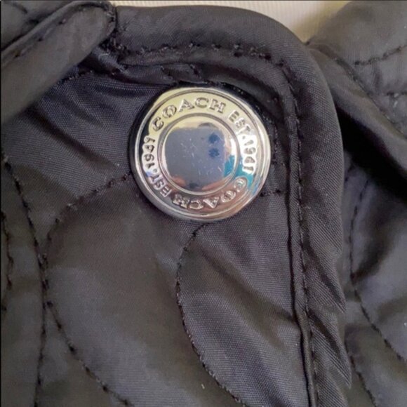 - Signature COACH “C” est.1941 plaid chore  jacket… - Picture 8 of 8